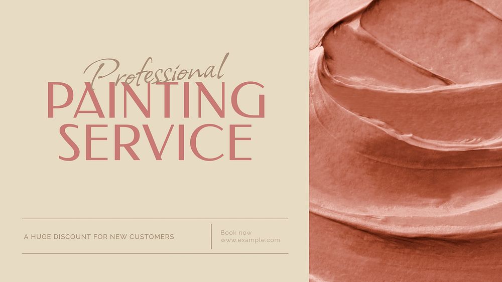 Painting service blog banner template