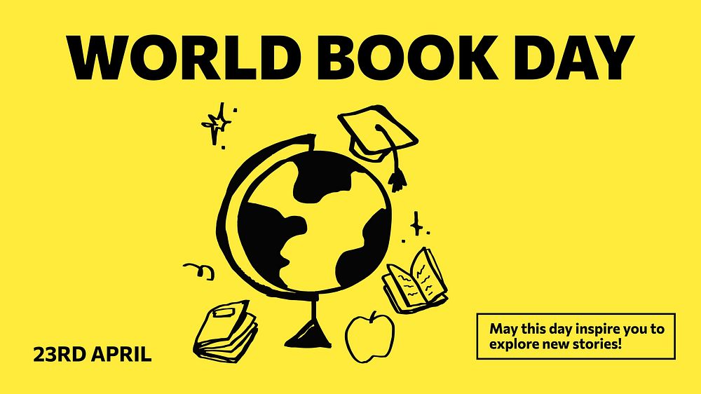 World Book Day blog banner template