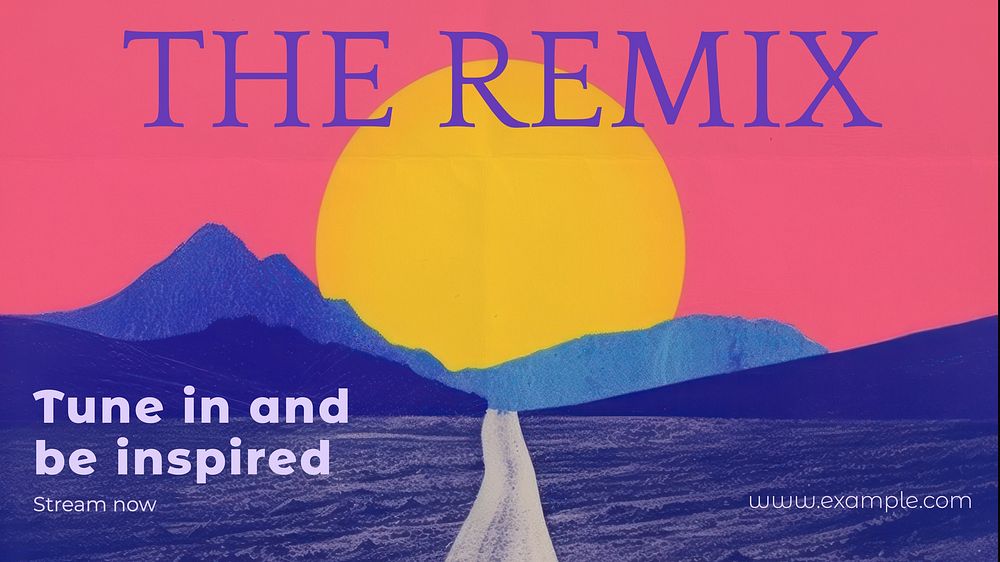 The remix blog banner template