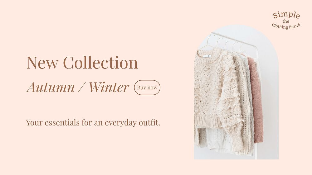 New collection blog banner template