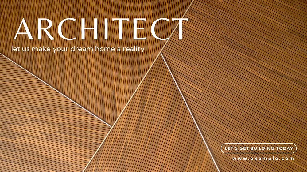 Architect service blog banner template