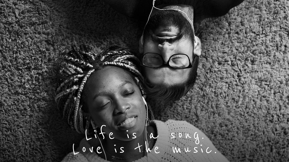 Life is a song blog banner template