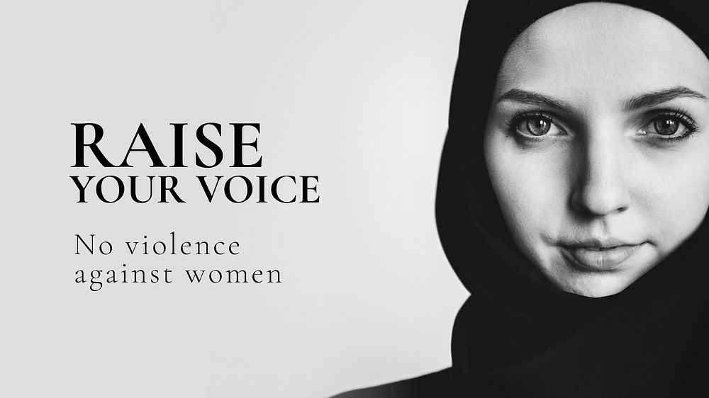 Raise your voice blog banner template