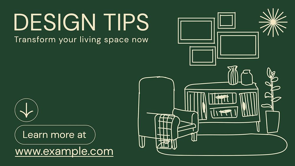 Design tips blog banner template