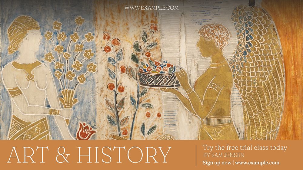 Art  History class blog banner template