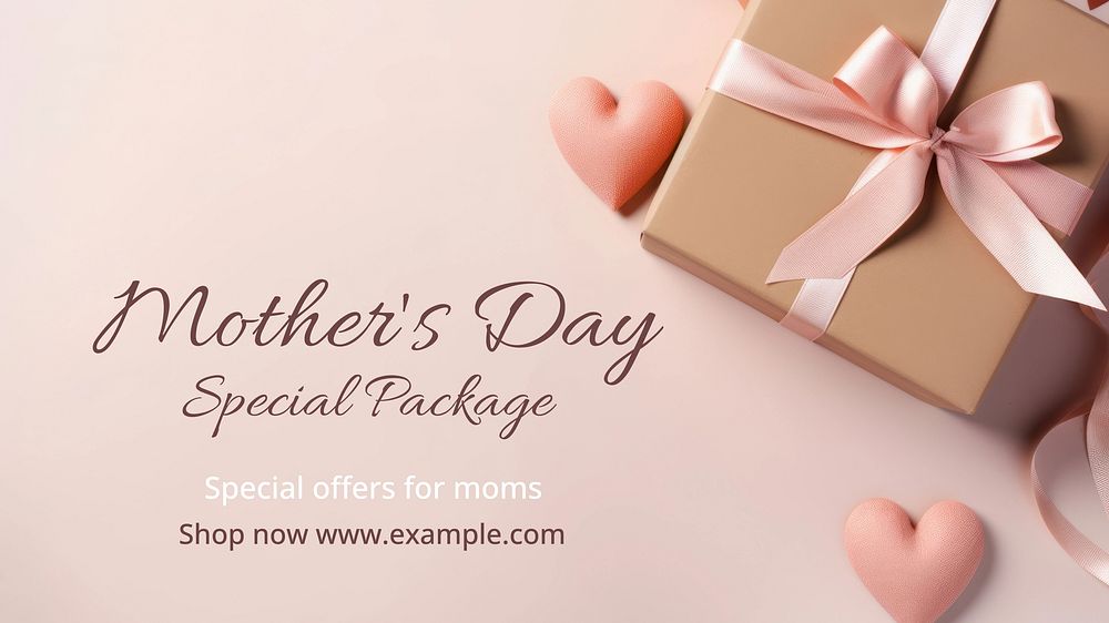 Mother's day special blog banner template