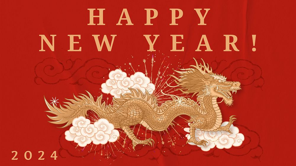 Chinese New Year  blog banner template