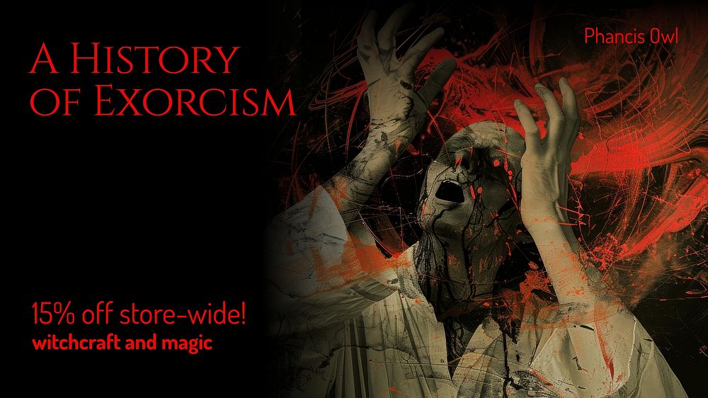 Exorcism blog banner template