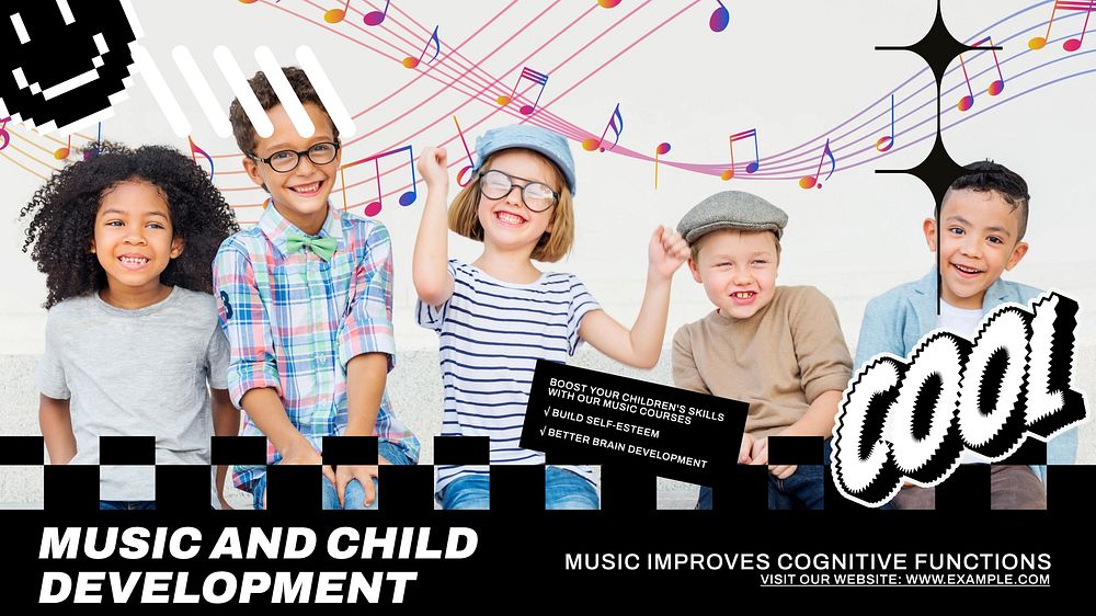 Child development blog banner template