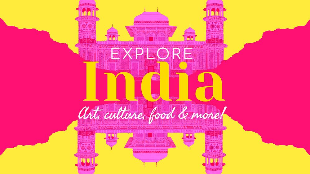 Indian art & culture blog banner template
