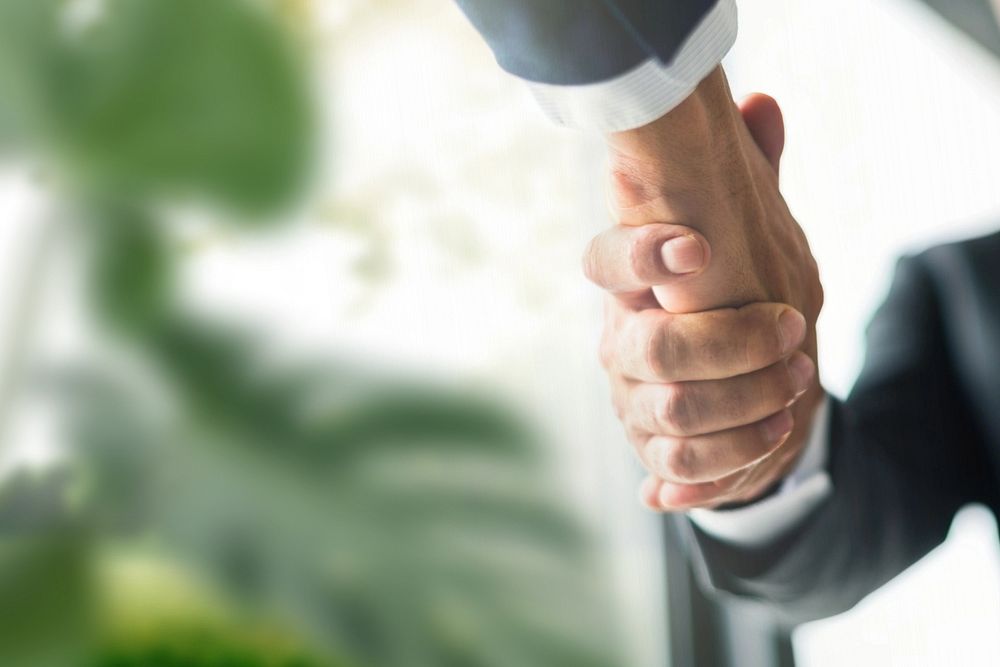 Handshake Business Men Concept agreement