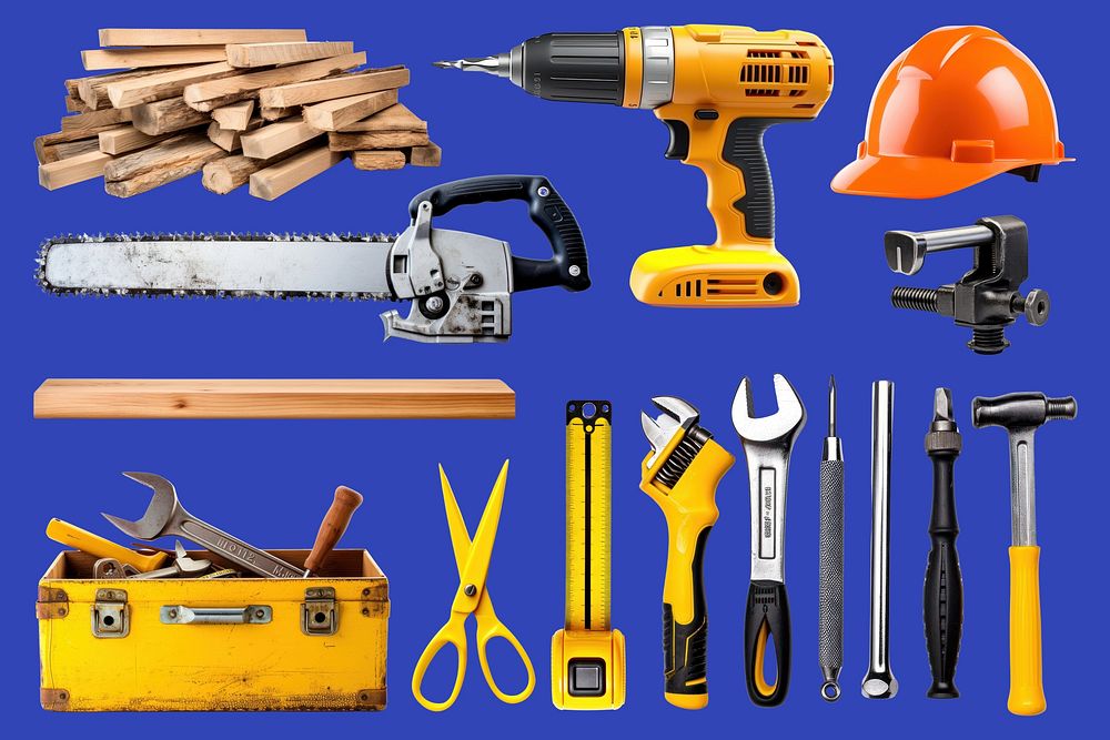 Construction tool isolated image set | Premium Photo - rawpixel