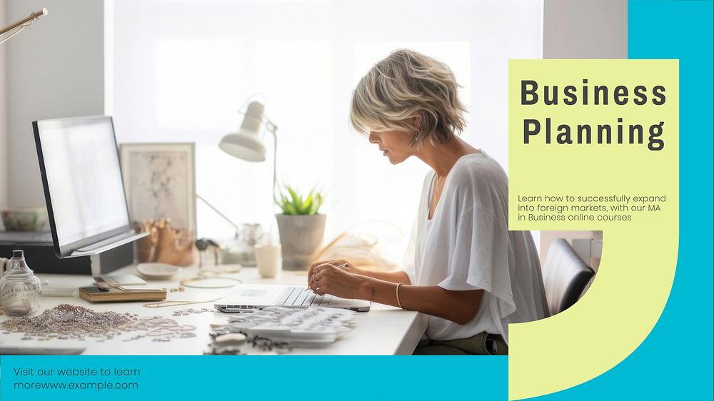 Business planning blog banner template