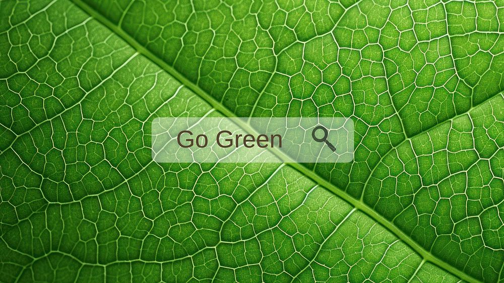 Go green blog banner template