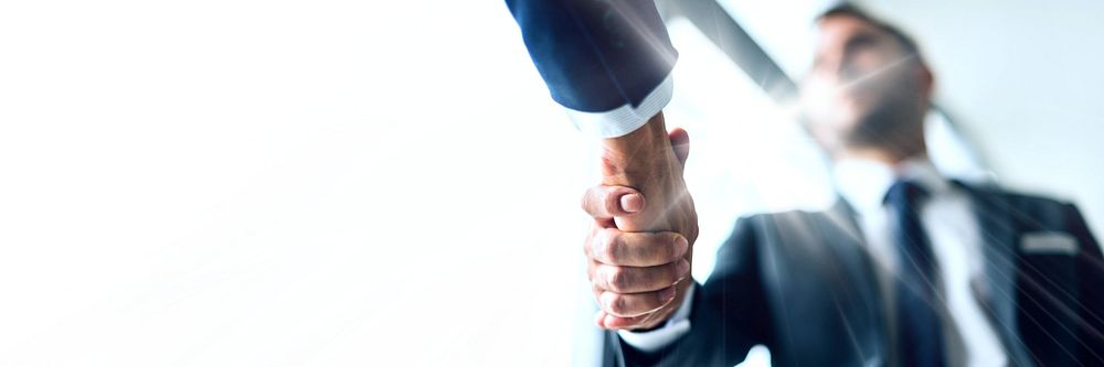 Handshake Business Men Concept