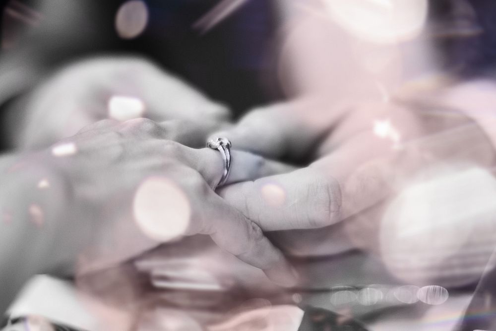 Wedding ring close up remix