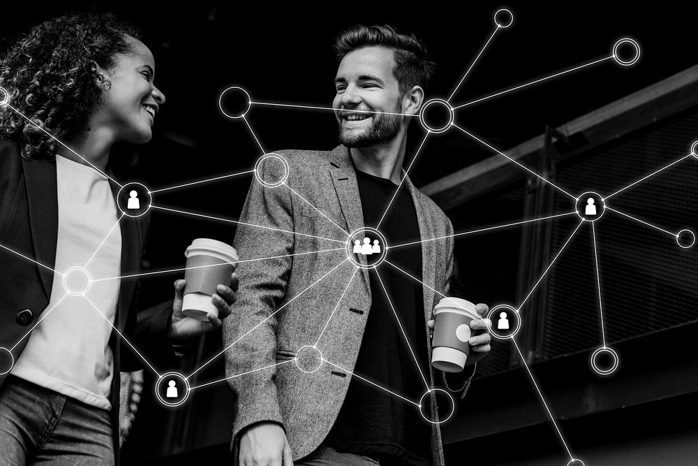 business networking Free Photo Illustration rawpixel
