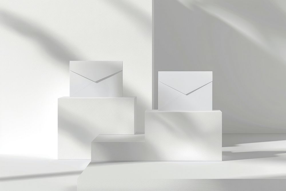 Envelope mockup appliance device mail.