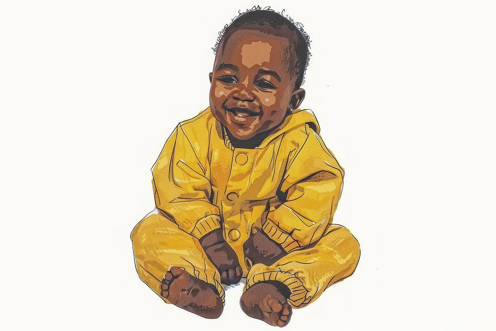 African baby photography clothing portrait.