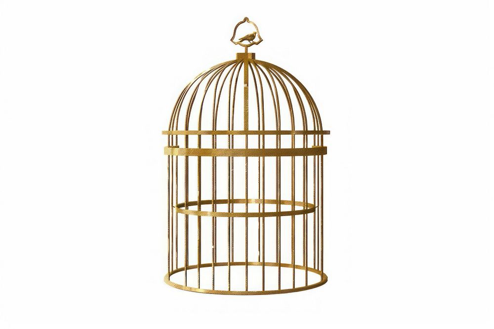 Bird cage chandelier lamp.