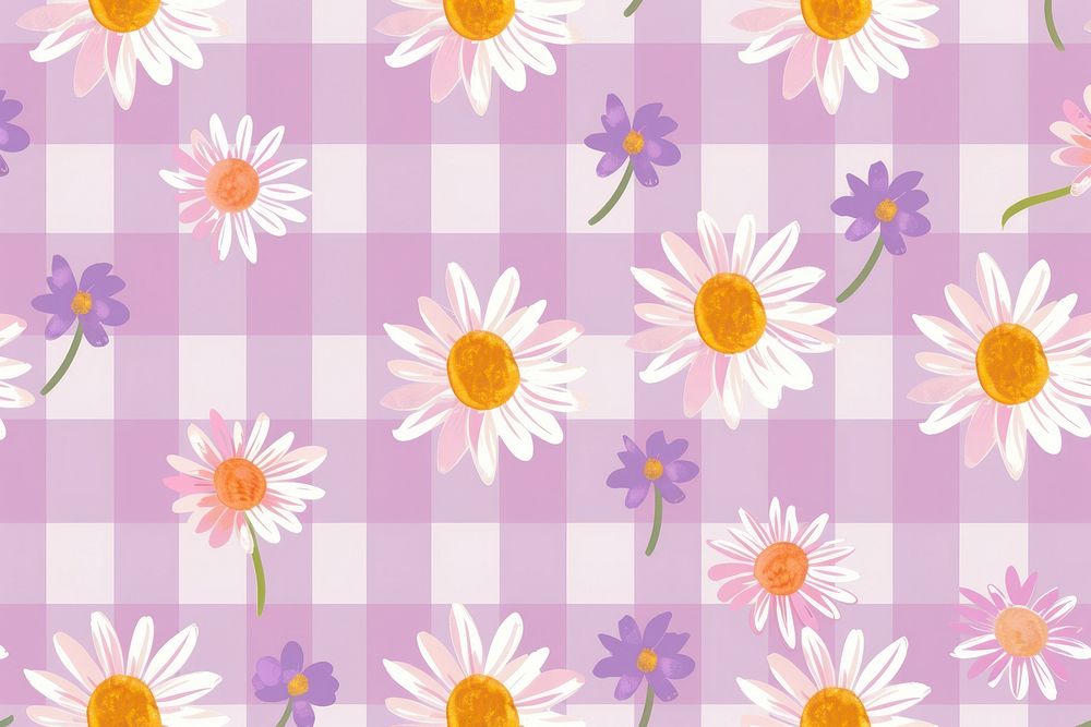 Background pattern asteraceae tablecloth.