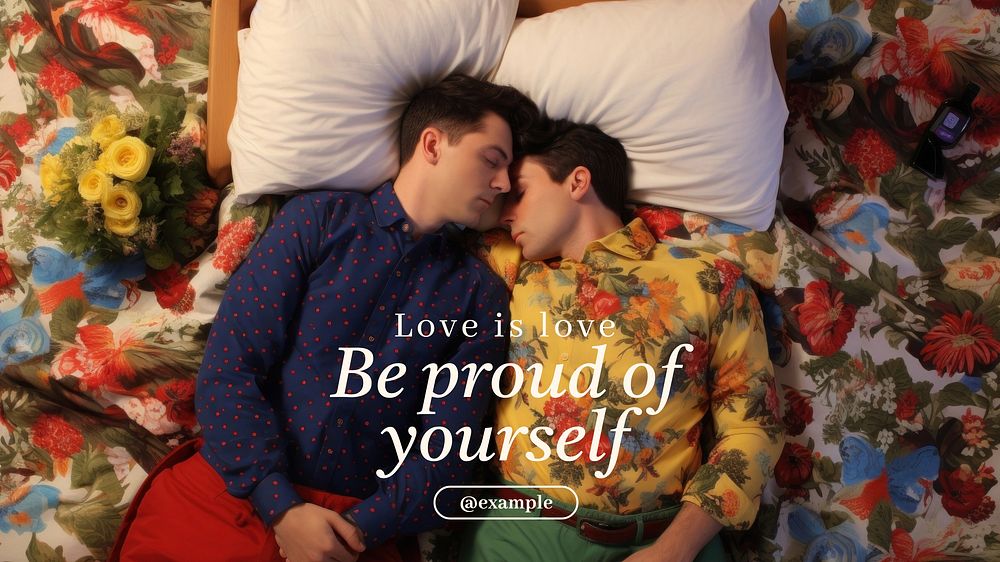 Be proud blog banner template