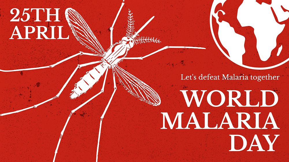 World Malaria Day blog banner template