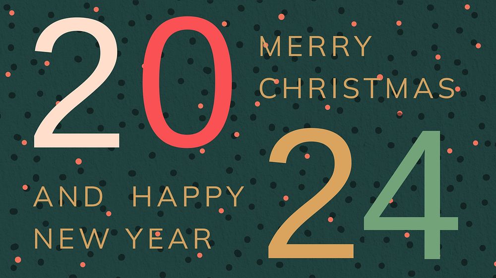 Christmas & new year blog banner template