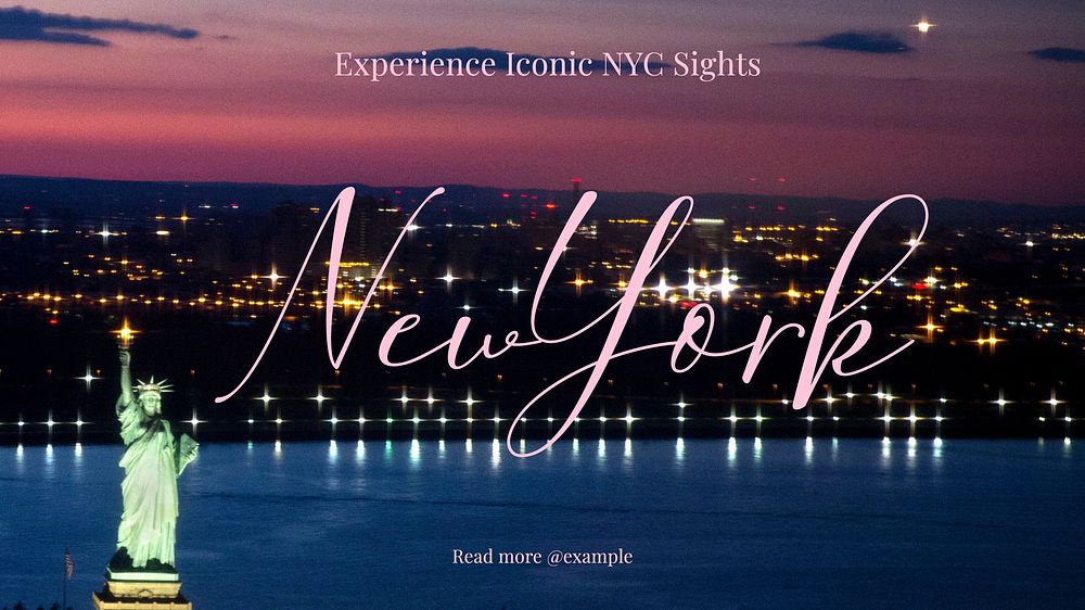 NYC blog banner template