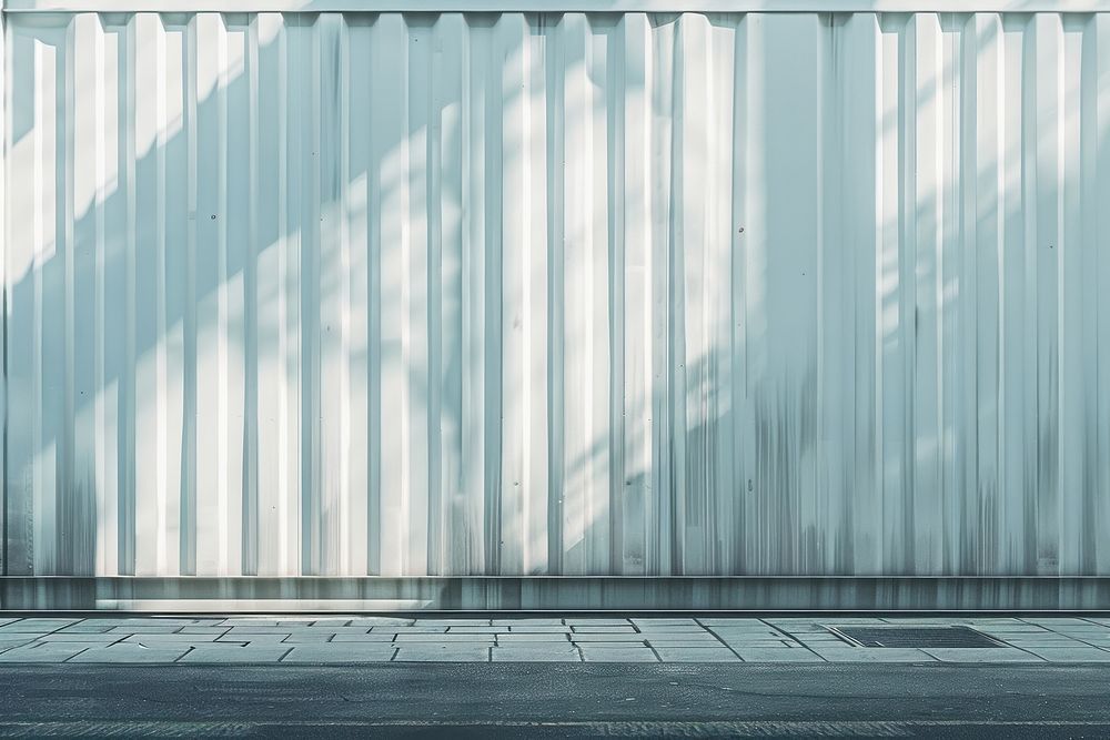Container wall mockup outdoors indoors nature.