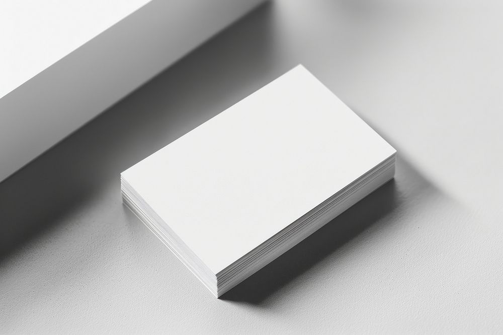 Business card mockup paper text.