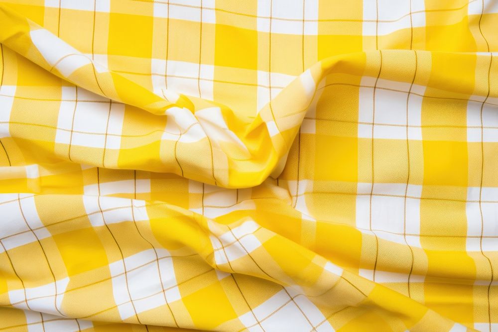 Yellow and white plaid pattern person human baby.