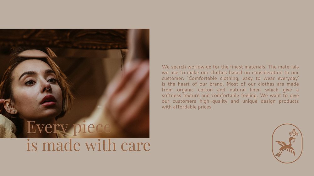Ethical fashion blog banner template  