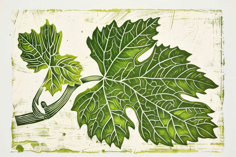Vine leaf produce herbal plant.