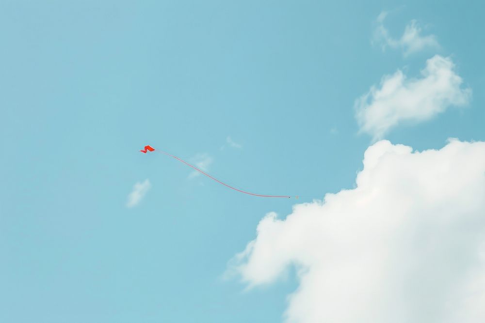 Bowed kite sky transportation outdoors.