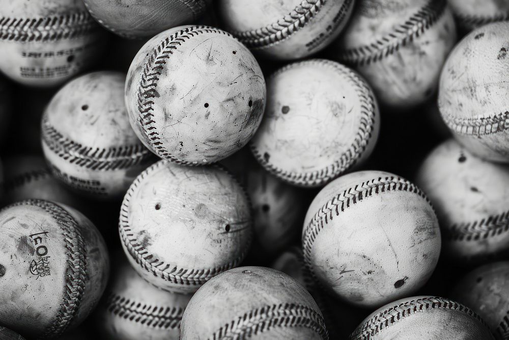 Lots of cricket ball sports baseball softball.