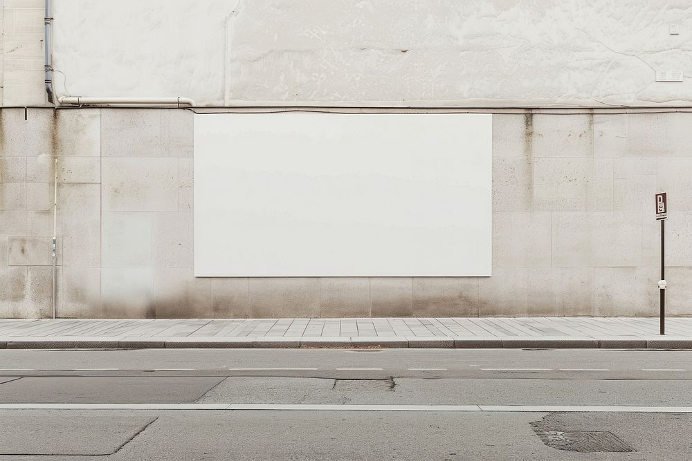 A blank white wall mockup architecture electronics building.