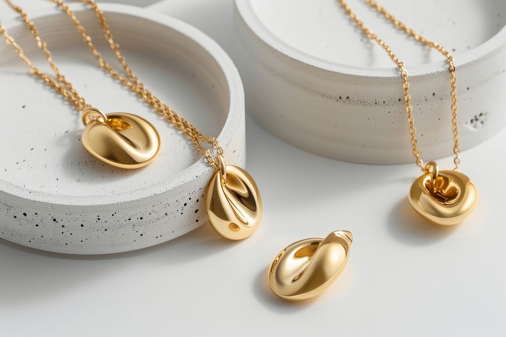 Gold necklaces accessories accessory pendant.