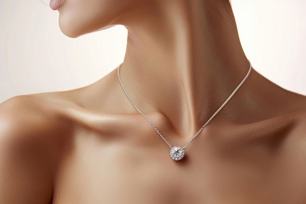 A luxury diamond necklace accessories accessory gemstone.