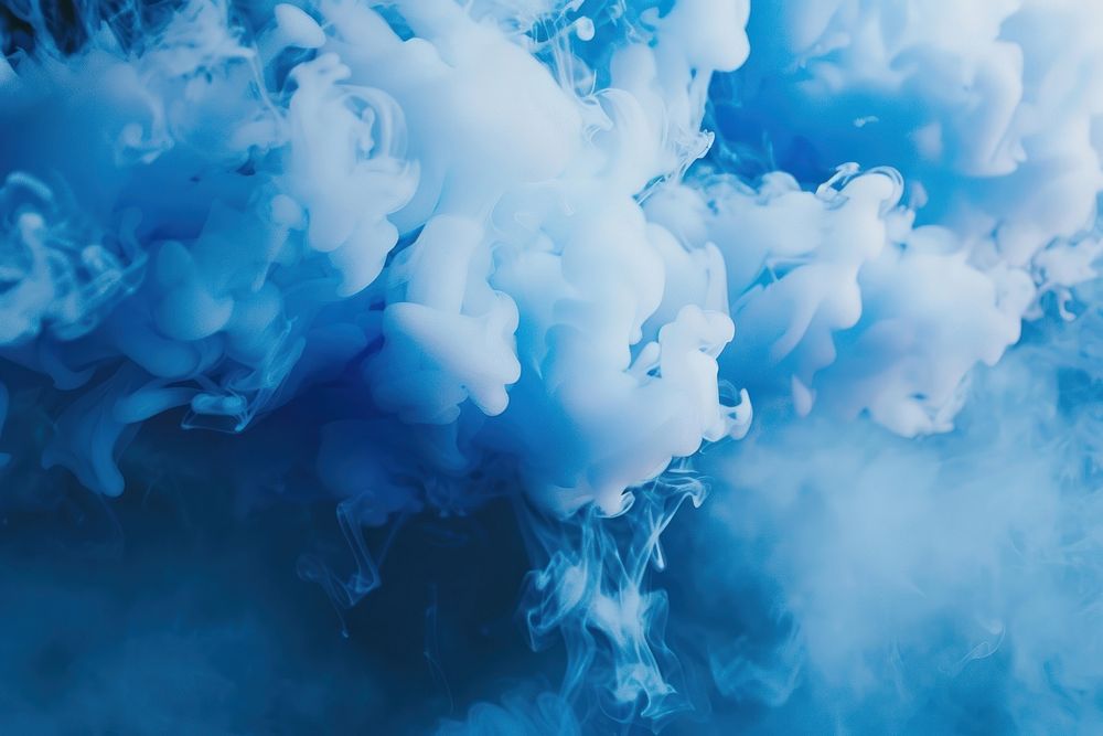 Blue smoke background outdoors nature person.