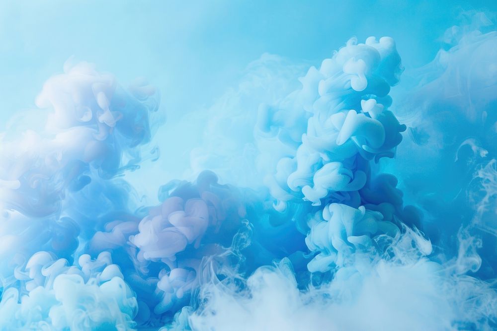 Blue smoke background outdoors weather nature.