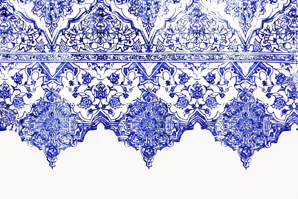 Vintage drawing Islamic pattern chandelier lace lamp.