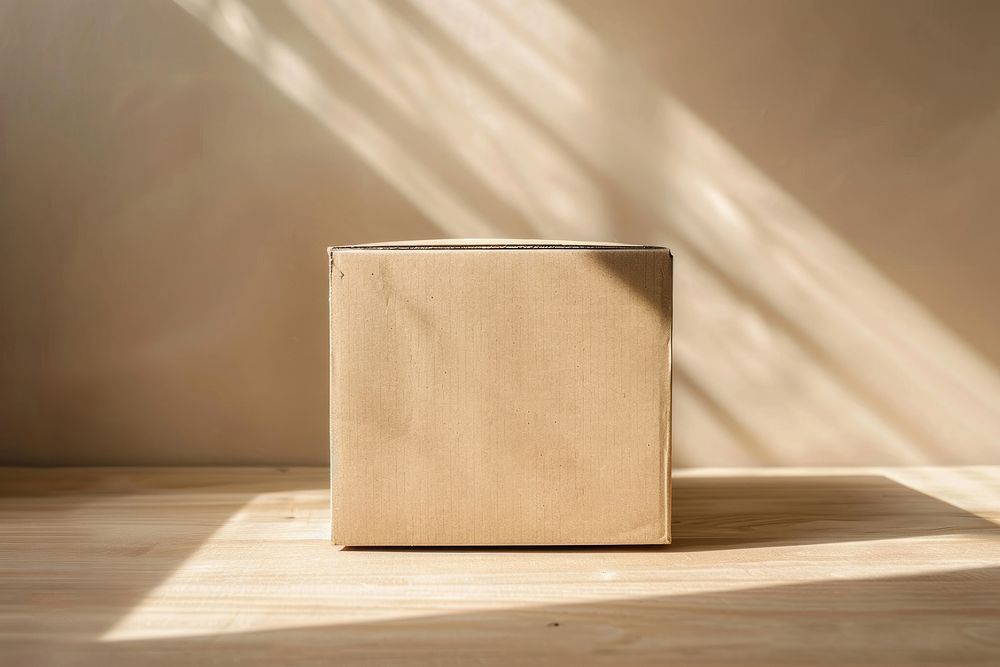 Cardboard box carton.