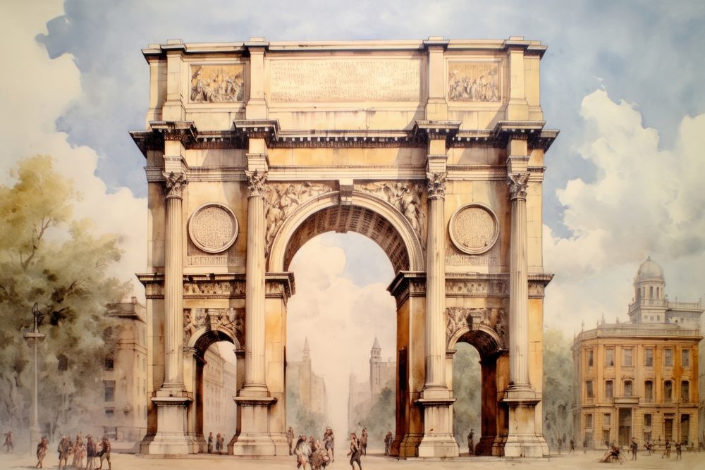 Arch architecture arched person human. | Free Photo Illustration - rawpixel