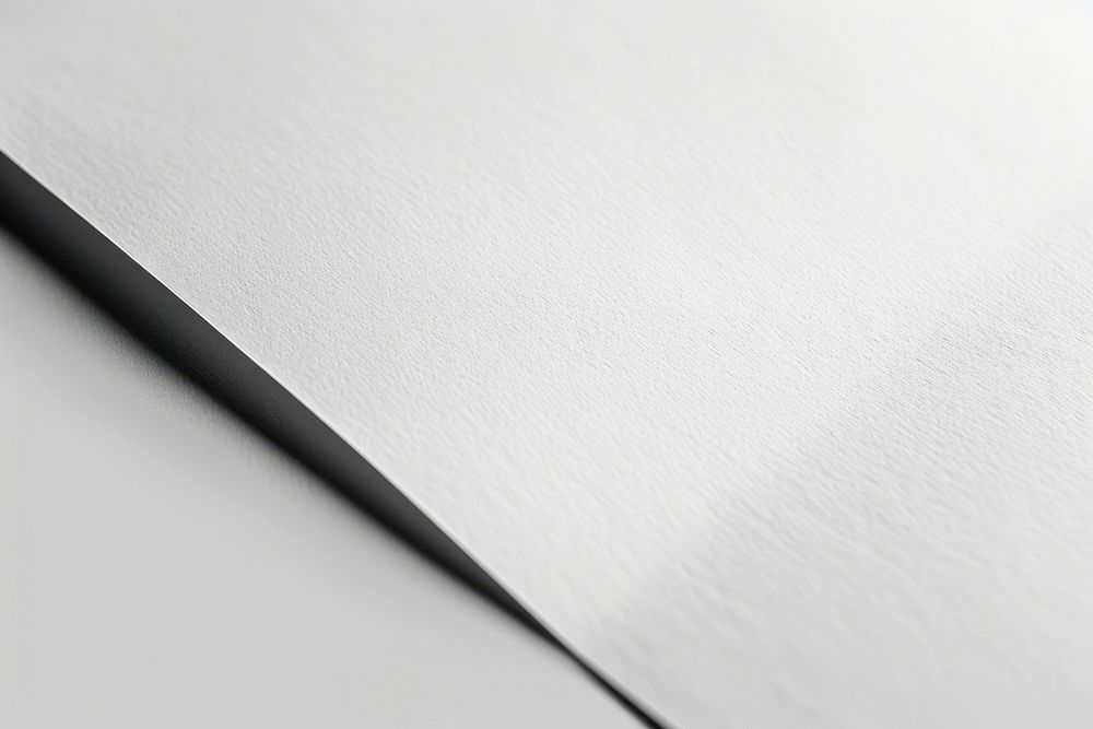 A blank a4 paper mockup aluminium.