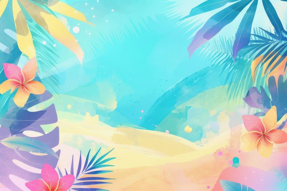 Gradient background for summer season celebration graphics outdoors painting.