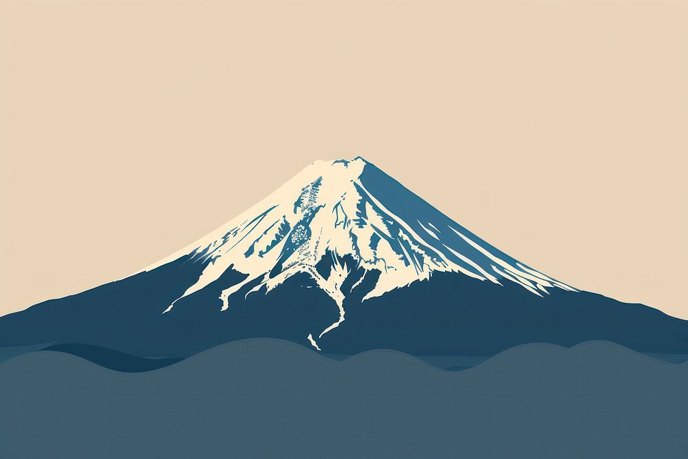 Mount Fuji mountain outdoors scenery.