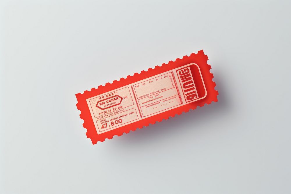 Movie tickets mockup ketchup paper food.