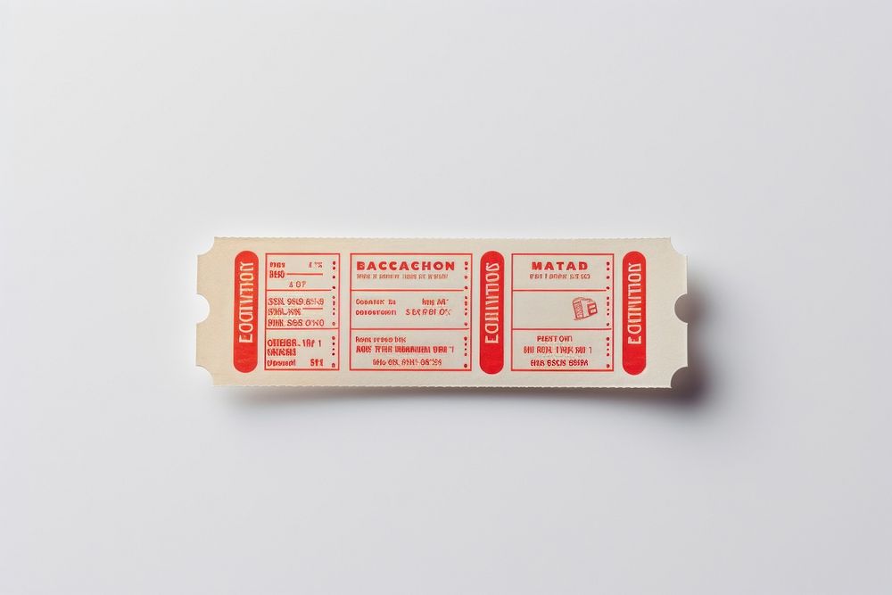 Paper tickets mockup text business card.