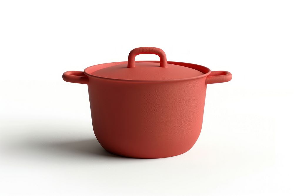 3d render of pot cookware ketchup food.